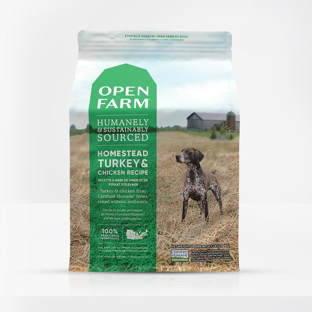 Open Farm Grain Free Homestead Turkey And Chicken Dry Dog