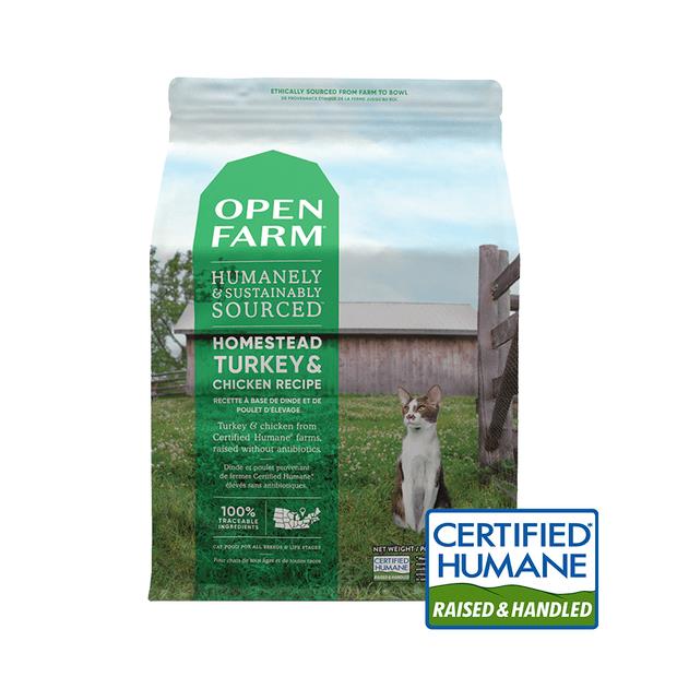 Open Farm Homestead Turkey And Chicken Cat Dry Food 7.2kg