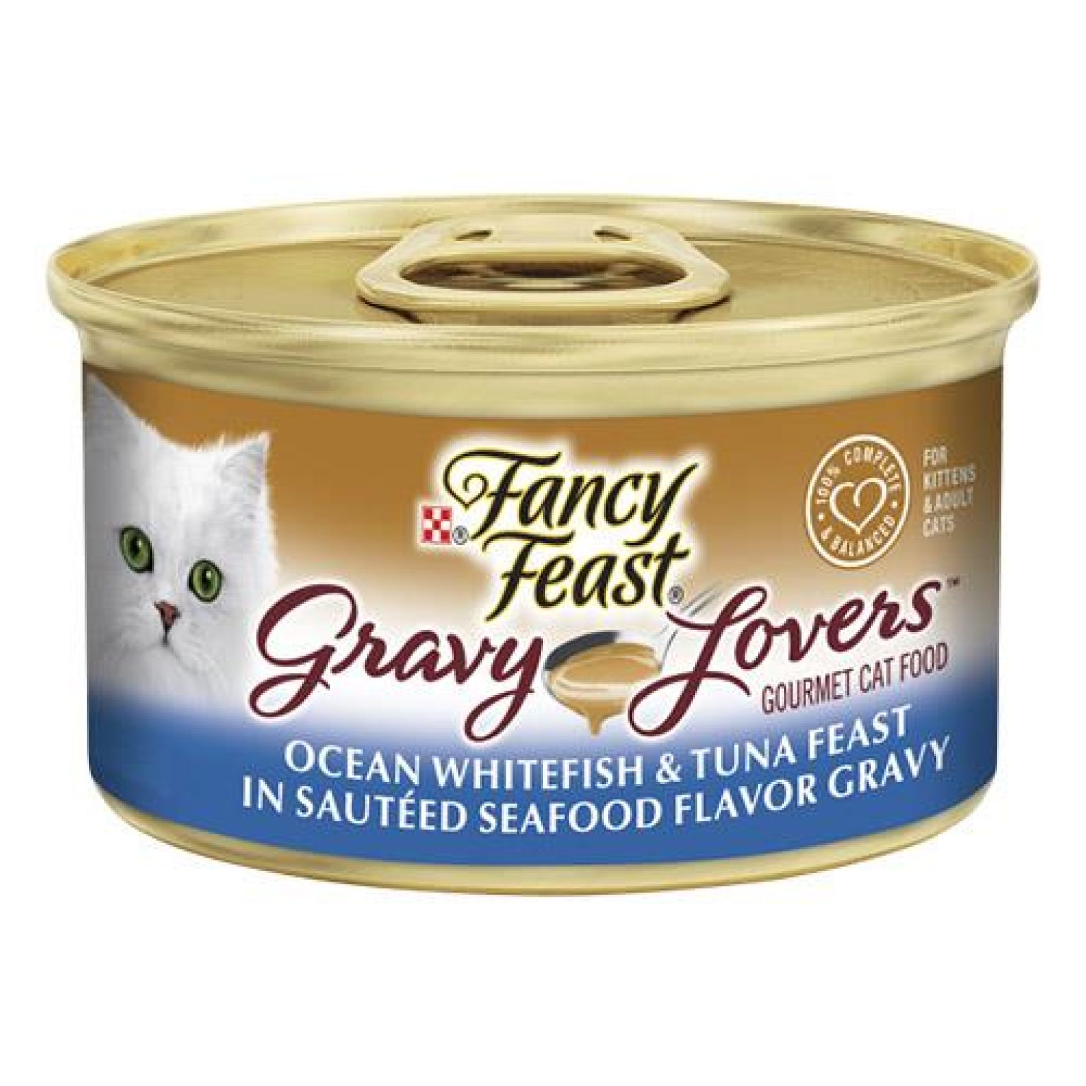 Fancy Feast Cat Adult Grilled Ocean Whitefish Tuna 85g X 24 Cans 1 Pack ...