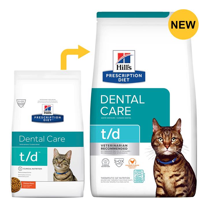 Hill's Prescription Diet T/D Dental Care Dry Cat Food 1.5 Kg Pet Food