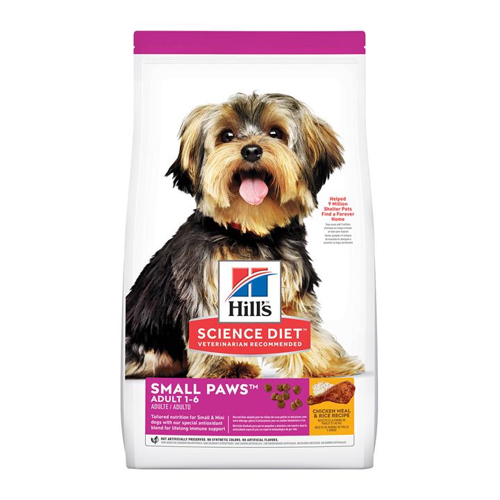 Hill s Science Diet Adult Small Paws Chicken Meal Rice Dry Dog