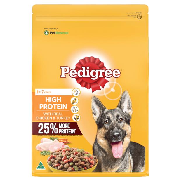 Pedigree High Protein With Real Chicken And Turkey Dry Dog Food 2.5kg